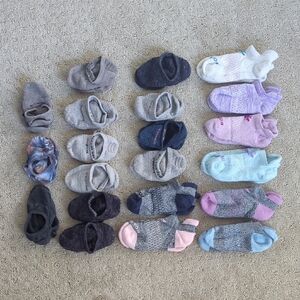 Bombas Women's Casual Socks Collection - Gray, Blue, Pink, White